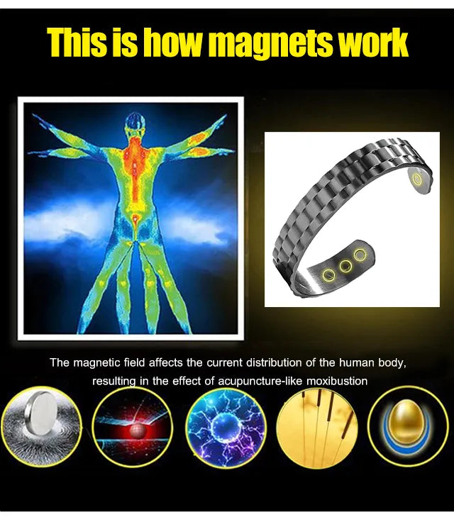 🔥Magnetic Therapy Health Bracelet（Limited time discount 🔥 Last day）