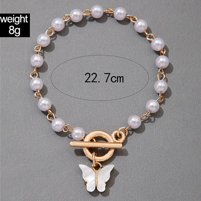 Pretty Butterfly Gold Color Bracelets